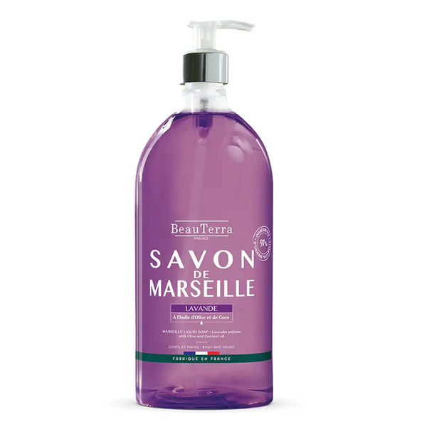 BeauTerra Jabón De Marsella Lavanda 1 litro