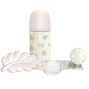 Suavinex  Set Regalo Poetry Chupete + Broche + Biberón + Mordedor  Hoja Rosa 0-6M 219894