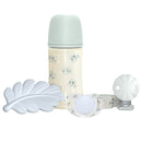 Suavinex Set Regalo Poetry Chupete + Broche + Biberón + Mordedor  Hoja Azul 0-6M 219894