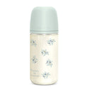 Suavinex Biberón Silicona Vidrio Sx Pro Poetry T.M 240 ml Azul +3M 219356