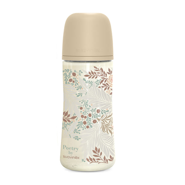 Suavinex 219363 Biberón Silicona Sx Pro Poetry T.L 360 ml Beige +6M