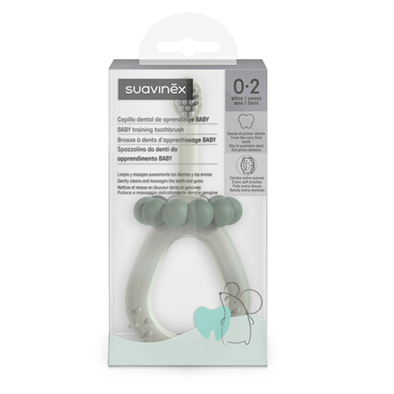 Suavinex Cepillo Dental Aprendizaje  Baby 0-2 Años Verde 219625
