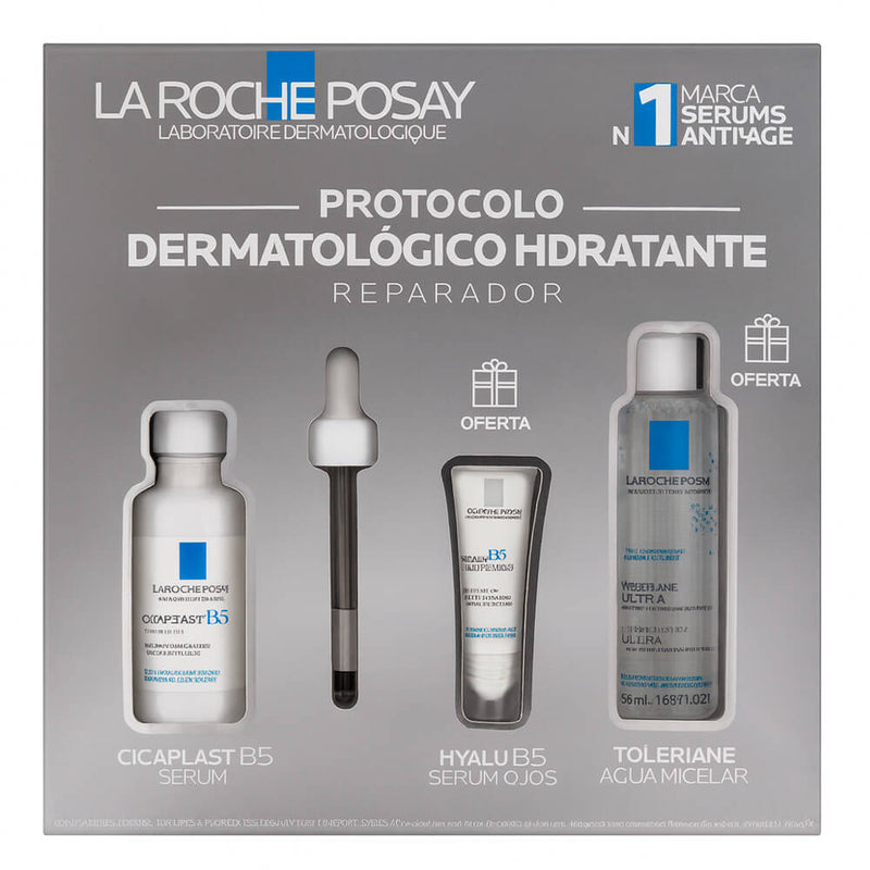 La Roche Posay Cicaplast B5 Serum Ultra Reparador 30 ml + Regalo Hyalu B5 Sérum Ojos 5 ml Y Agua Micelar 50 ml Pack