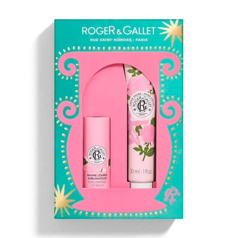 Roger & Gallet Rose Labios + Crema Manos 30 ml Pack