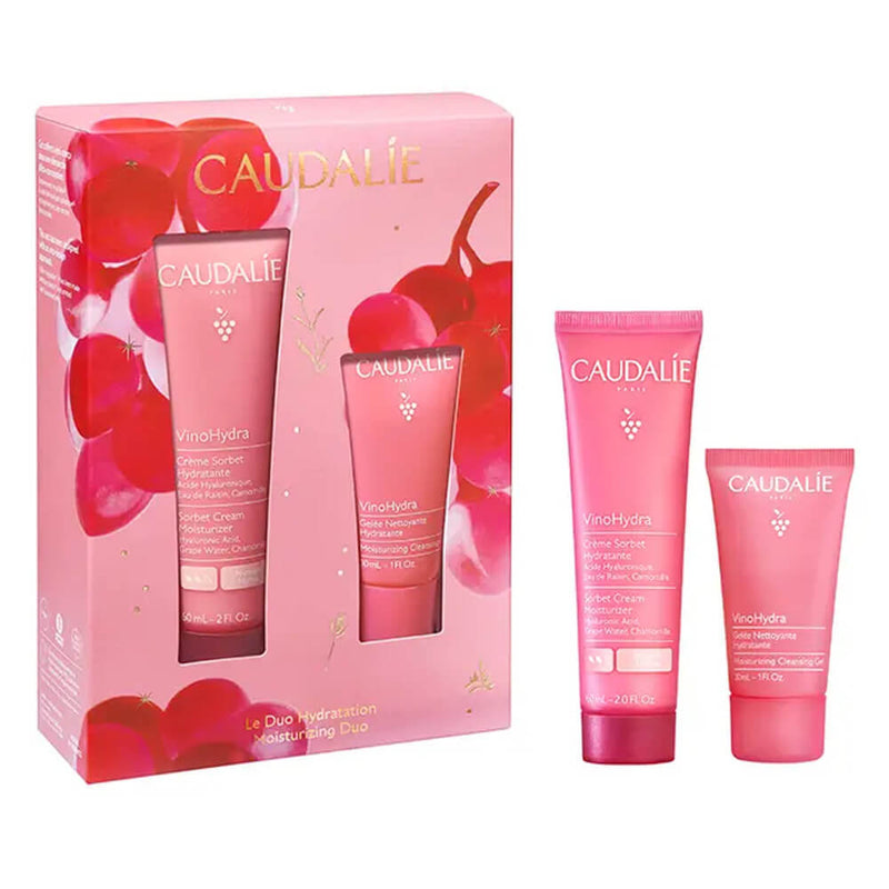 Caudalie Vinohydra Crema Sorbete Hidratante 60 ml + Gelatina Limpiadora 30 ml Pack