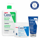 Rutina Cerave Limpiadora Hidratante 1l + Cerave Crema Hidratante Piel Seca 454 gr + Cerave Balsamo Reparador Avanzado 50 ml
