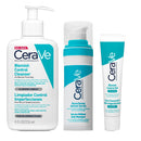 Rutina Cerave Limpiador Control Imperfecciones 236 ml + Cerave Sérum Retinol Anti Marcas 30 ml + Cerave Gel Control Imperfecciones 40 ml