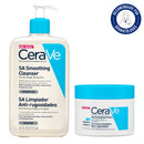 Rutina Cerave Limpiador Antirugosidades 473 ml + Cerave Sa Crema Alisadora Anti-Rugosidades 340 gr