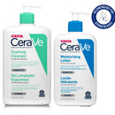 Rutina Cerave Gel Limpiador Espumoso 1L + Cerave Loción Hidratante 473 ml
