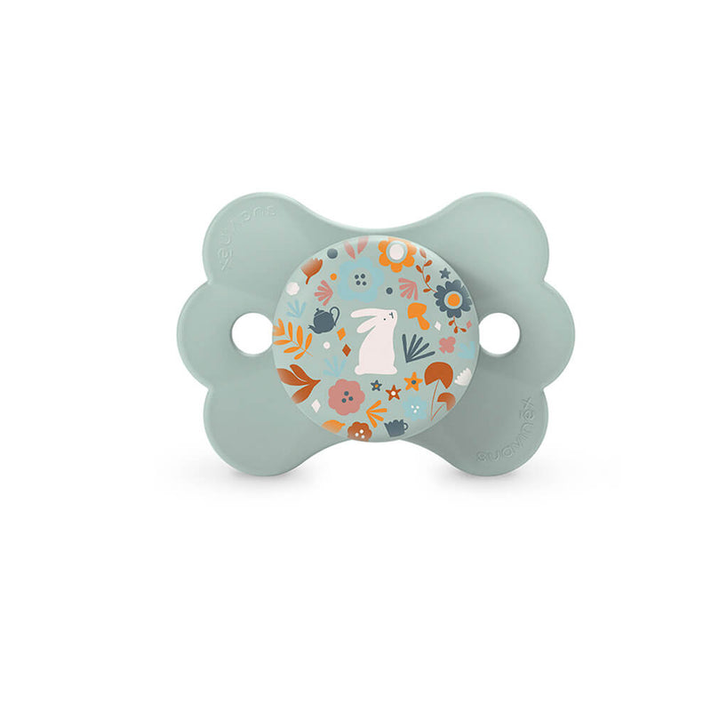 Suavinex Chupete Silicona Sxpro Fisiológico Premium Azul Estampado 6-18M 1 Unidad 162098
