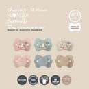 Suavinex Chupete Silicona Sxpro Fisiológico Premium Blanco Estampado 6-18M 1 Unidad  162098