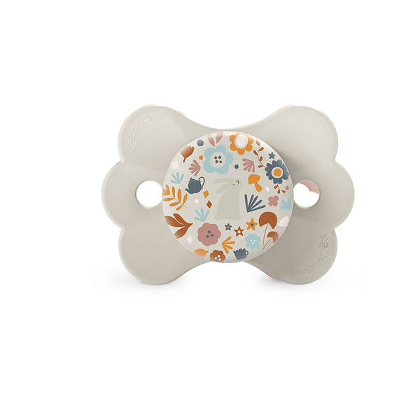Suavinex Chupete Silicona Sxpro Fisiológico Premium Blanco Estampado 6-18M 1 Unidad  162098