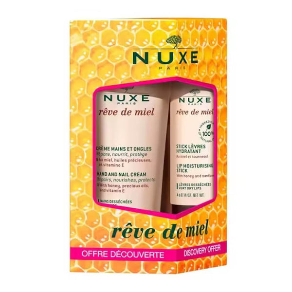 Nuxe Reve De Miel Pack Crema Manos + Stick Labios