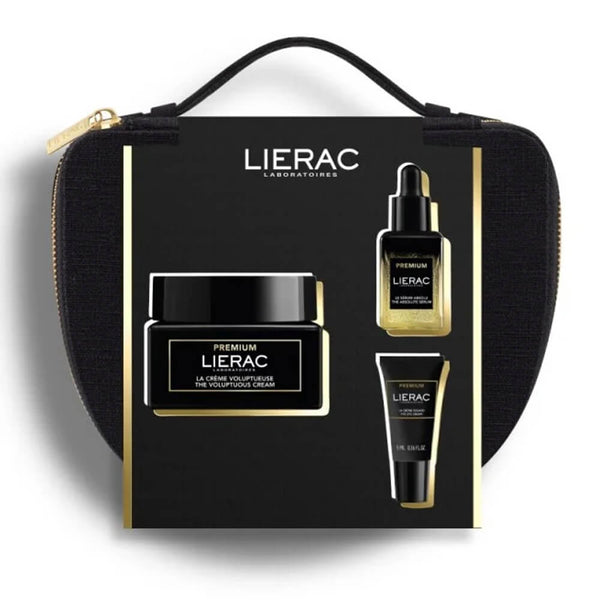 Lierac Premium Crema Voluptuosa Piel  Seca 50 ml + Contorno  De Ojos 5 ml + Sérum 13 ml Pack