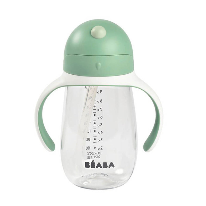 Beaba Taza Con Pajita 300 ml Verde Salvia