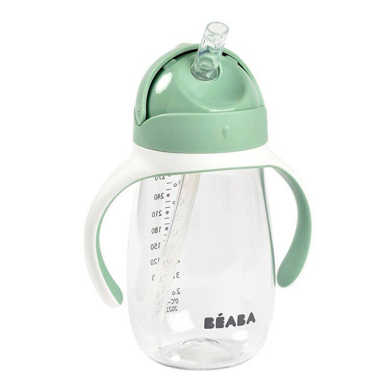 Beaba Taza Con Pajita 300 ml Verde Salvia