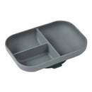Beaba Plato Dividido Silicona Con Ventosa Gris Mineral