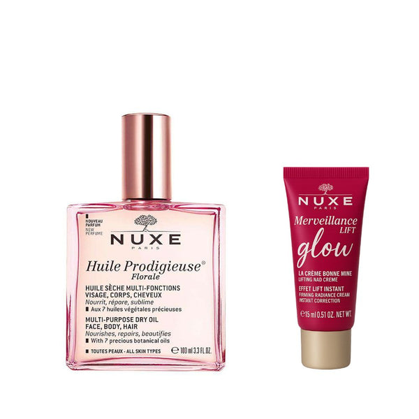 Nuxe Huile Prodigieuse Florale 100ml + Regalo Nuxe Mervellance Lift Glow Crema 15 ml