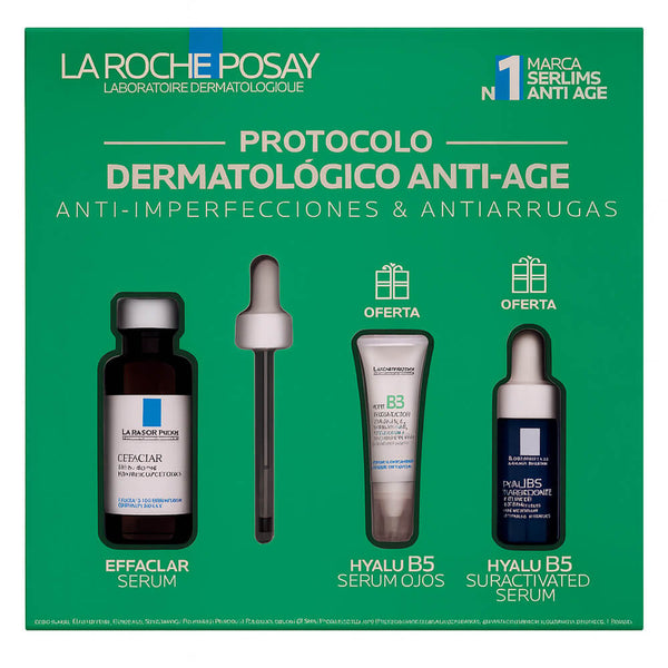 La Roche Posay Effaclar Sérum Ultra Concentrado 30 ml + Regalo Hyalu B5 Sérum Ojos 5 ml  Y Mela B5 Sérum 10 ml  Pack