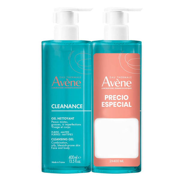 Avene Cleanance Gel Limpiador 400 ml Duplo