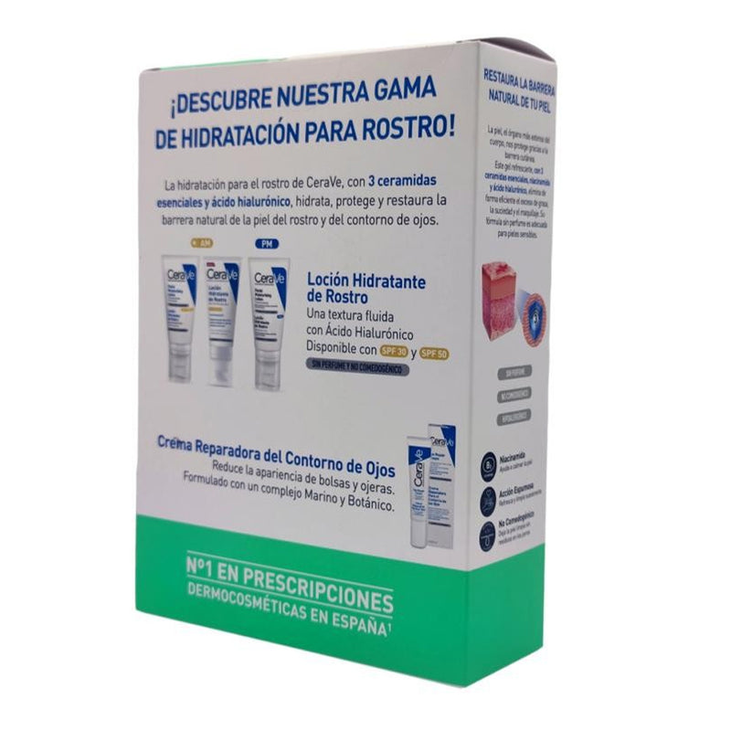 Cerave Gel Limpiador Espumoso Piel Grasa 473 ml + Regalo  Locion Hidratante 88 ml