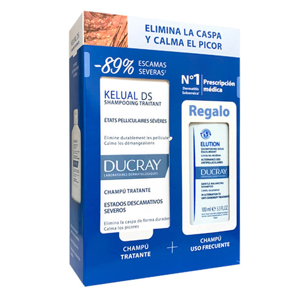 Ducray Kelual Ds Champu 100 ml Regalo Champú Elución 100ml