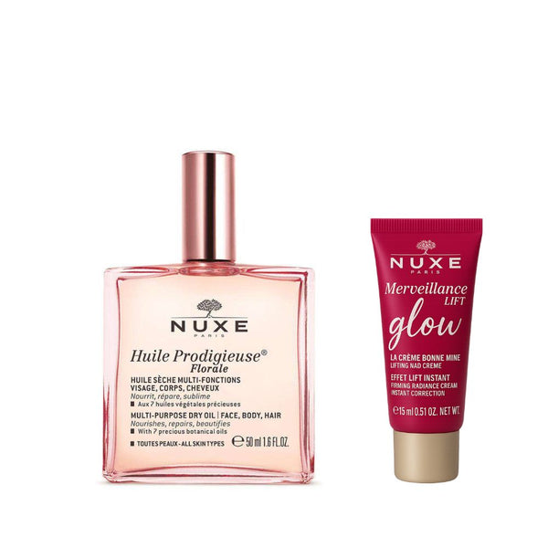 Nuxe Huile Prodigieuse Florale 50ml + Regalo Nuxe Mervellance Lift Glow Crema 15 ml