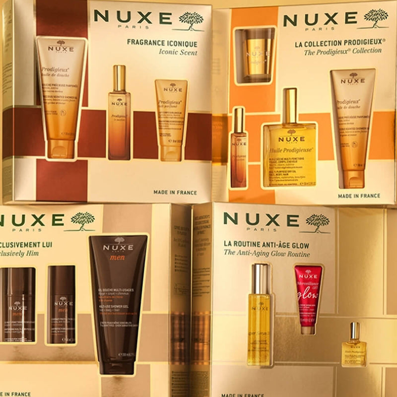 Nuxe Fragance Iconique Prodigieux Huile Douche 100 ml +Perfume 30 ml + Leche Corporal 30 ml