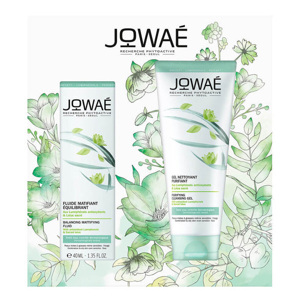 Jowae Fluido Matificante Equilibrante 40 ml + Gel Limpiador 200ml Pack