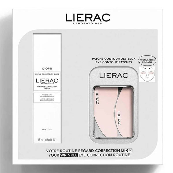 Lierac Dioptiride Contorno Ojos Antiarrugas Crema 15 ml + 2 Parches Ojos Pack