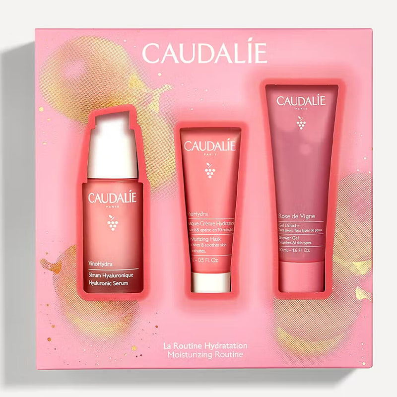 Caudalie Vinohydra Sérum Sos Hidratante 30 ml+ Mascarilla 15ml + Gel Ducha Rose 50 ml Pack