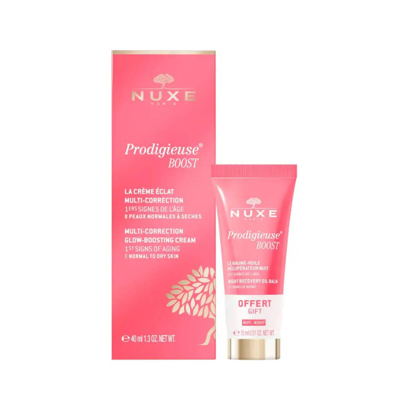 Nuxe Prodigieuse Boost Crema Luminosidad (Piel Normal A Seca) 40 ml + Regalo  Prodigieuse Boost Bálsamo 15 ml Pack