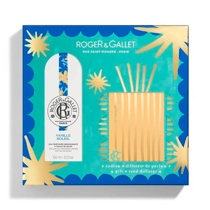 Roger & Gallet Vanille Soleil Colonia 100 ml + Mikado Pack