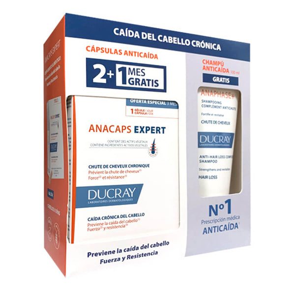 Ducray Anacaps Expert 90 Capsulas + Regalo champú Anticaída 100 ml