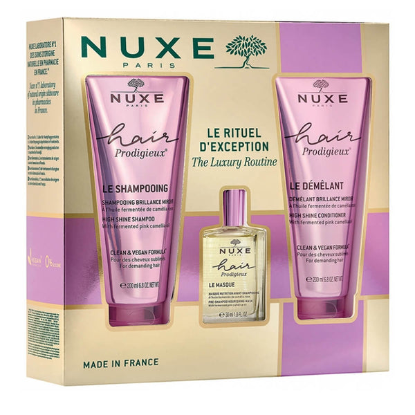 Nuxe Le Rituel D'Exception Hair Champú 200 ml + Mascarilla 30 ml + Acondicionador 200 ml