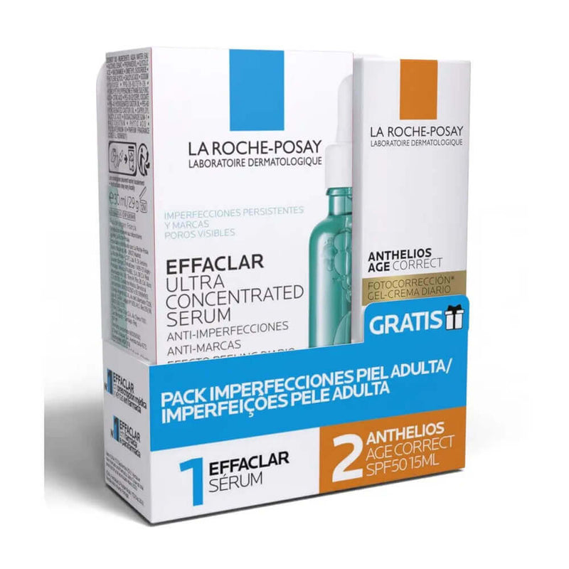 La Roche Posay Effaclar Sérum Ultra Concentrado 30 ml + Regalo Anthelios Age Correct Spf50+ 15 ml