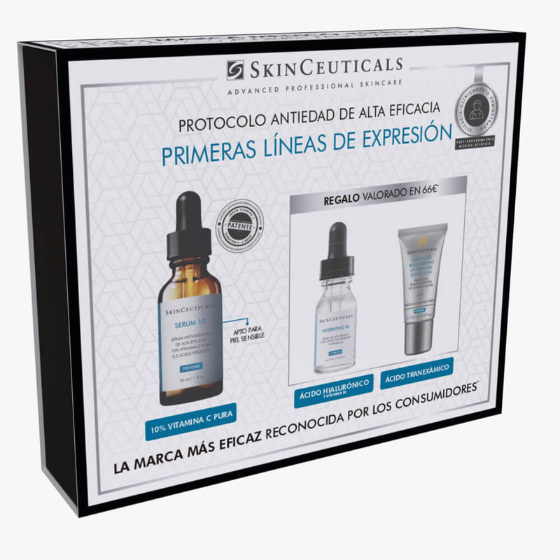 Skinceuticals Sérum 10 Tto 30 ml + Regalo Hydrating B5 15 ml Y Ultra Facial Uv Defense Spf50 15 ml Packs
