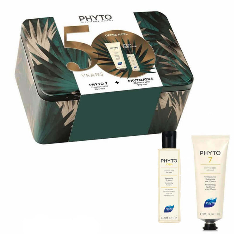 Phyto 7 Crema Dia Cabello Seco 50 ml + Regalo Champú  100 ml Pack