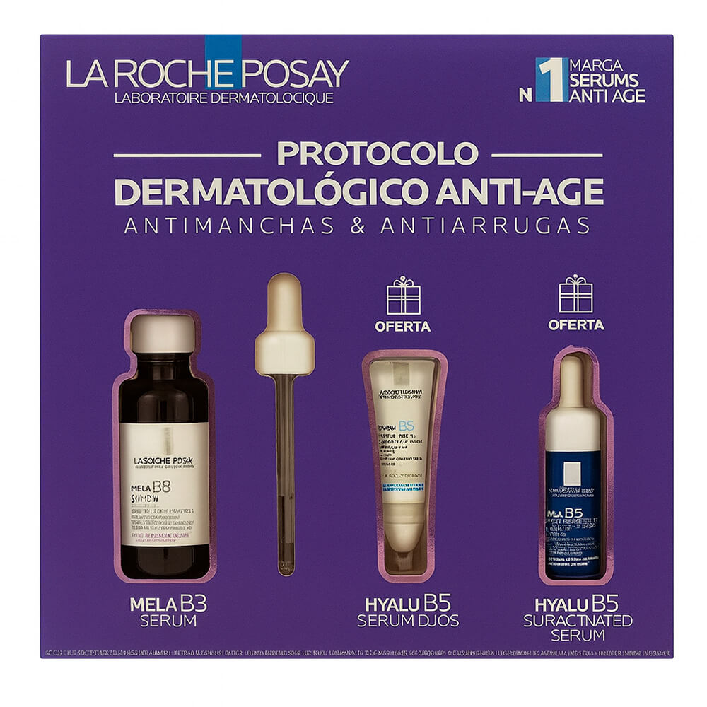La Roche Posay Mela B3 Serum 30 ml + Regalo Hyalu B5 Sérum Ojos 5 ml Y Hyalu B5 Sérum 10 ml Pack