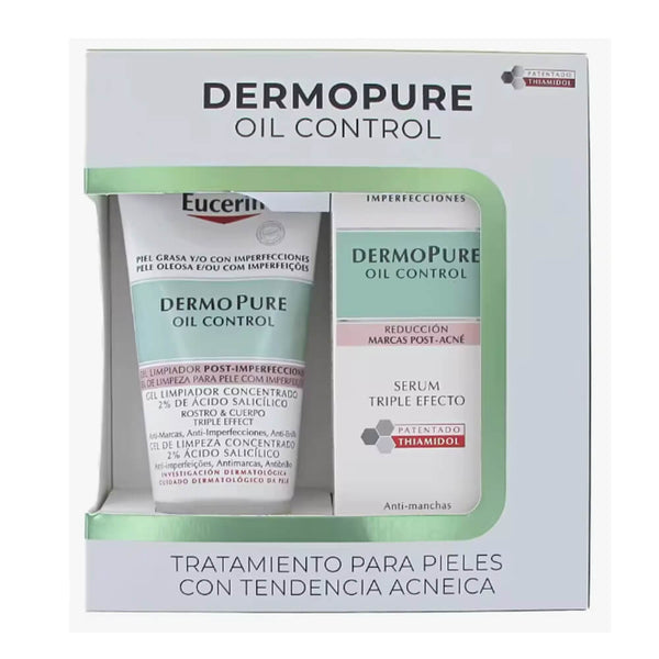 Eucerin Dermopure Sérum 40 ml + Gel Limpiador 75 ml Pack