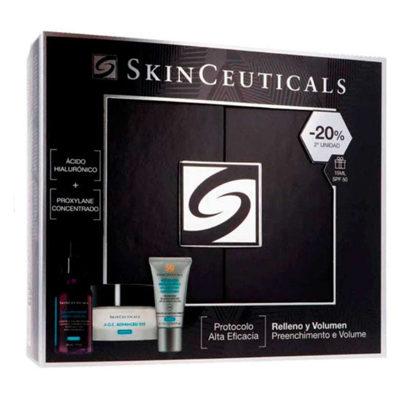 Skinceuticals Ha Intensifier Sérum 30 ml + Age Advanced Eye 15 ml + Solar Advance Brightening  15 ml Pack