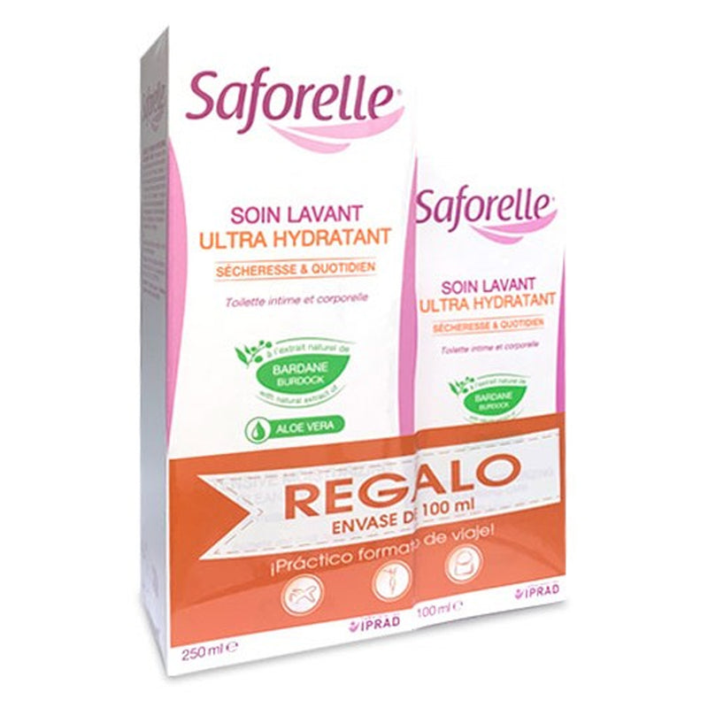 Saforelle Gel Intimo Ultra Hidratante 250 ml  + Regalo Envase de 100 ml