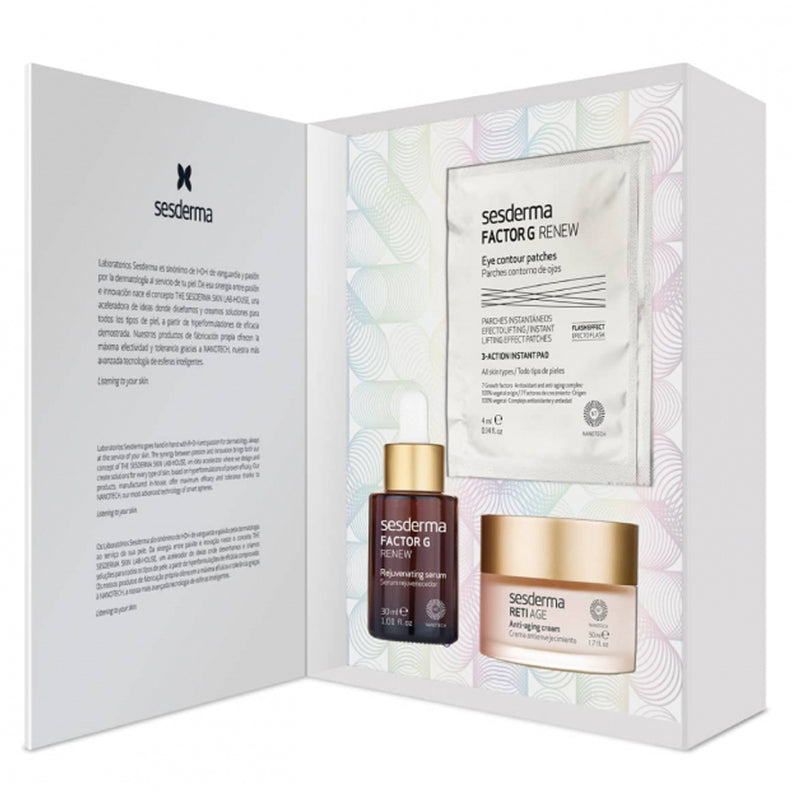 Sesderma Antiedad Factor G Serum + Reti Age Crema + Factor G Parches