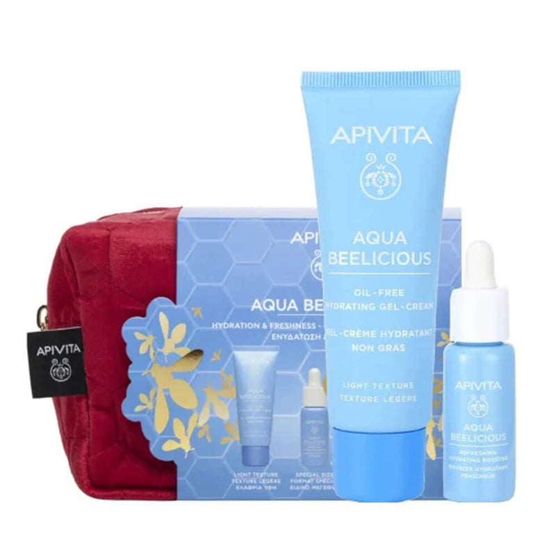 Apivita Aqua Beelicious Gel Crema Ligera 40 ml + Regalo Aqua Beelicius Boster Hidratante Y Refrescante 10 ml Y Contorno De Ojos 1,5 ml