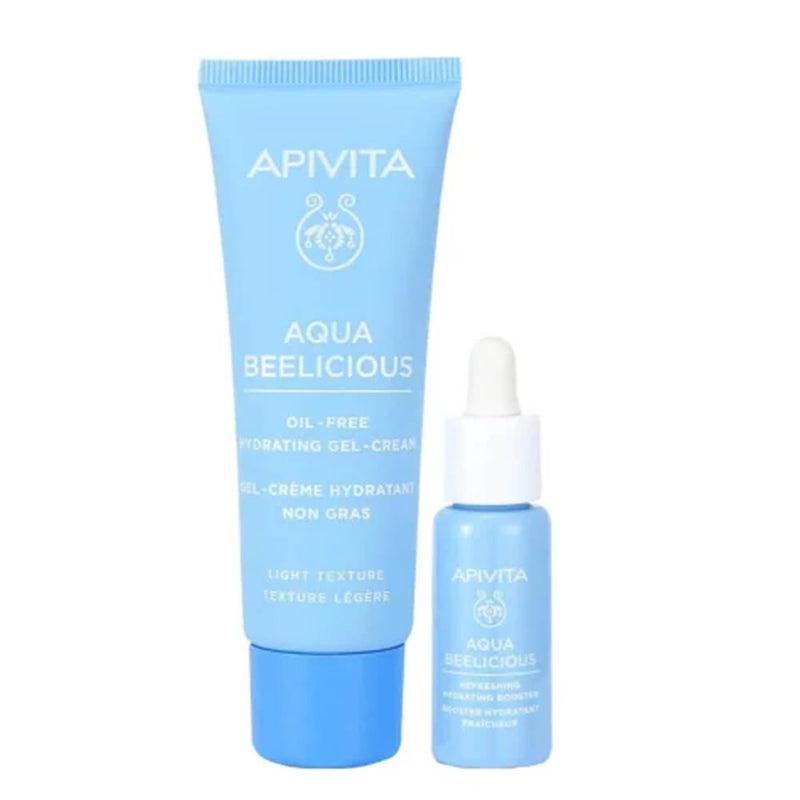 Apivita Aqua Beelicious Gel Crema Ligera 40 ml + Regalo Aqua Beelicius Boster Hidratante Y Refrescante 10 ml Y Contorno De Ojos 1,5 ml