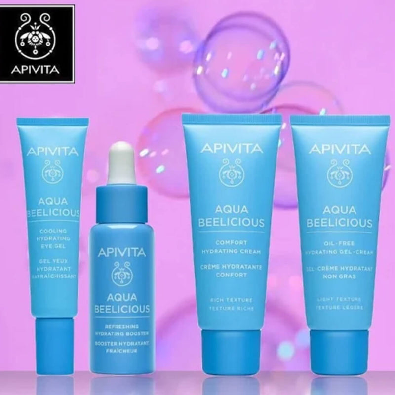 Apivita Aqua Beelicious Gel Crema Ligera 40 ml + Regalo Aqua Beelicius Boster Hidratante Y Refrescante 10 ml Y Contorno De Ojos 1,5 ml