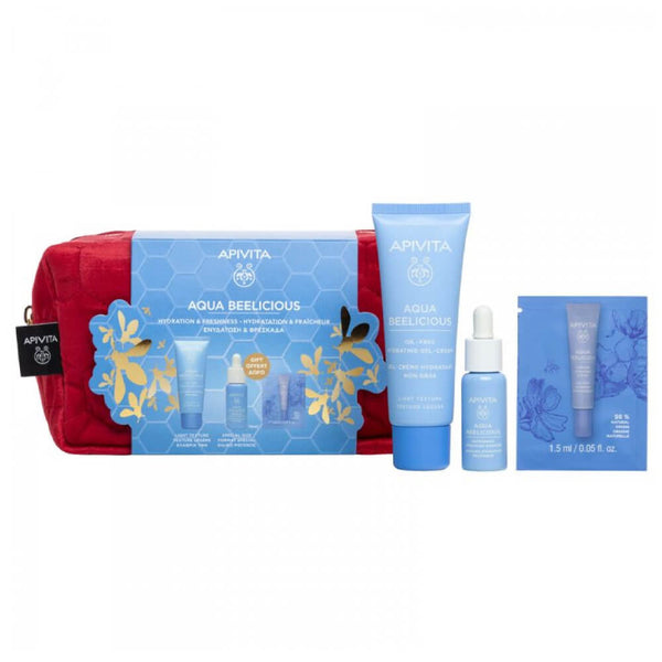 Apivita Aqua Beelicious Gel Crema Ligera 40 ml + Regalo Aqua Beelicius Boster Hidratante Y Refrescante 10 ml Y Contorno De Ojos 1,5 ml