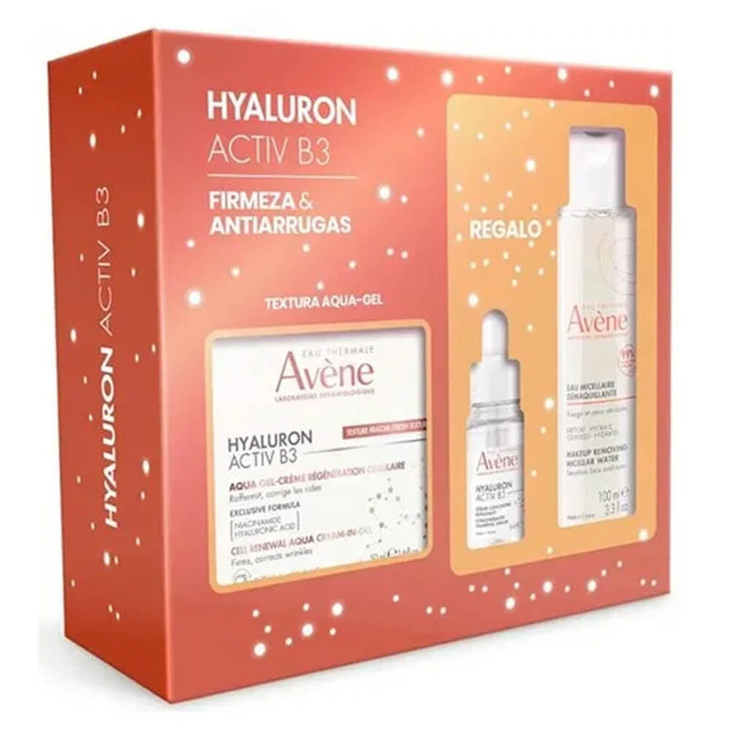 Avene Hyaluron Activ B3 Aqua Gel Crema Regeneradora Celular 50 ml + Regalo Hyaluron Active B3 Sérum  10 ml y Agua Micelar 100 ml