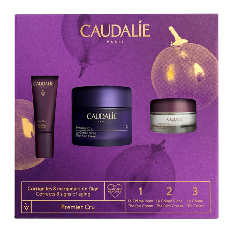 Caudalie Premier Cru La Crema Rica 50 ml Regalo Crema Premier Cru 15 ml y Crema de Ojos 5 ml Pack