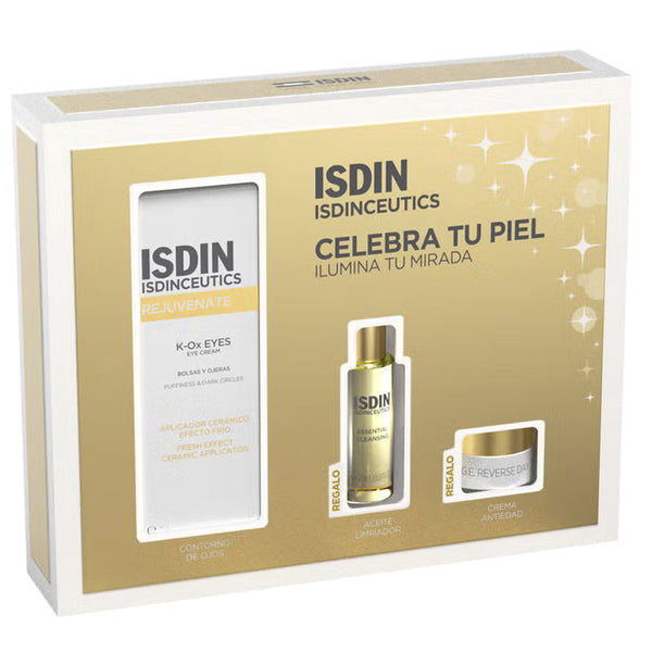 Isdinceutics K-Ox Eyes 15 ml + Regalo Essential Cleasing 27 ml y Age Reverse Day 7,21g Pack